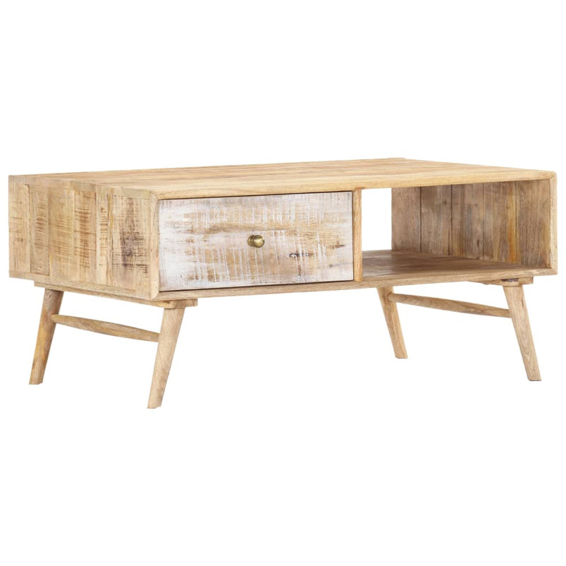 Coffee Table 88x60x40 cm Solid Mango Wood Payday Deals