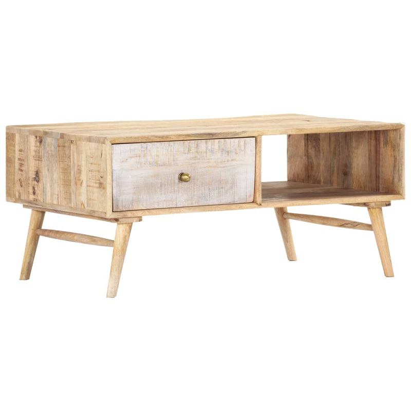 Coffee Table 88x60x40 cm Solid Mango Wood Payday Deals