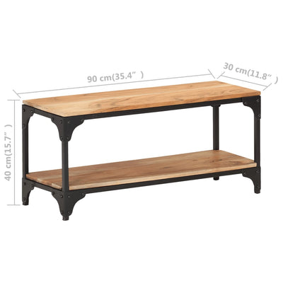 Coffee Table 90x30x40 cm Solid Acacia Wood Payday Deals