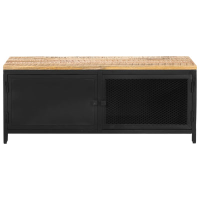 Coffee Table 90x50x37 cm Solid Rough Mango Wood Payday Deals
