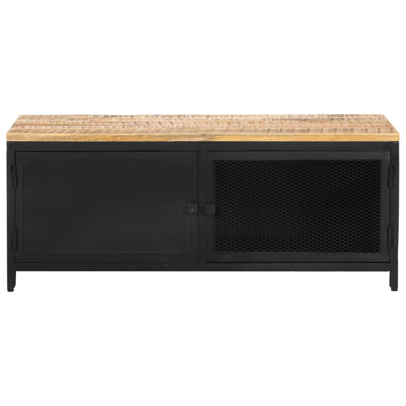 Coffee Table 90x50x37 cm Solid Rough Mango Wood Payday Deals