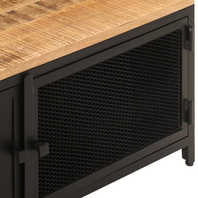 Coffee Table 90x50x37 cm Solid Rough Mango Wood Payday Deals
