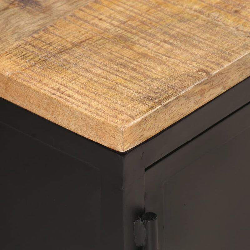 Coffee Table 90x50x37 cm Solid Rough Mango Wood Payday Deals