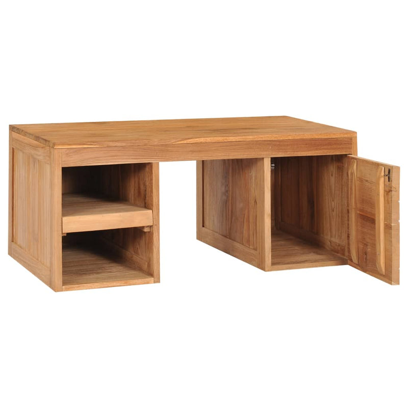 Coffee Table 90x50x40 cm Solid Teak Wood Payday Deals