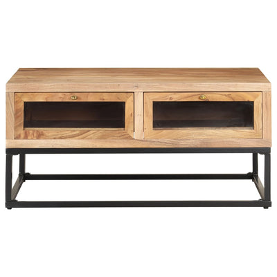 Coffee Table 90x60x40 cm Solid Acacia Wood Payday Deals