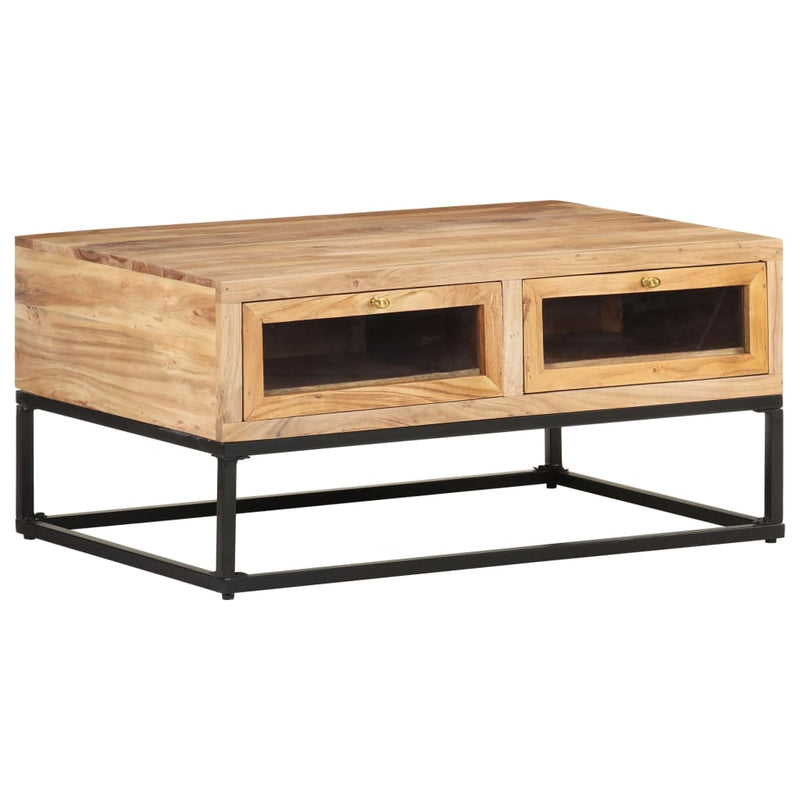 Coffee Table 90x60x40 cm Solid Acacia Wood Payday Deals