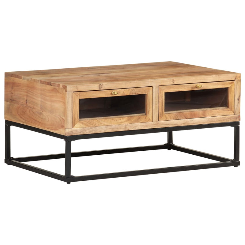Coffee Table 90x60x40 cm Solid Acacia Wood Payday Deals