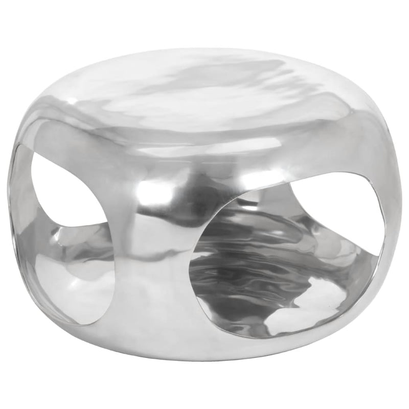 Coffee Table Aluminium 50x50x30 cm Silver Payday Deals