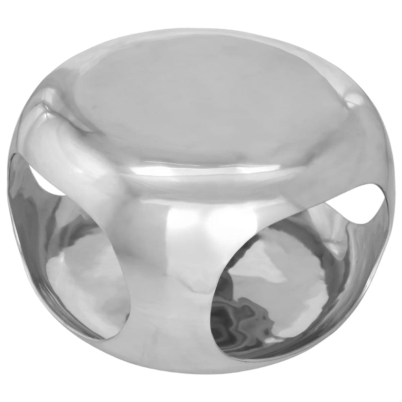 Coffee Table Aluminium 50x50x30 cm Silver Payday Deals