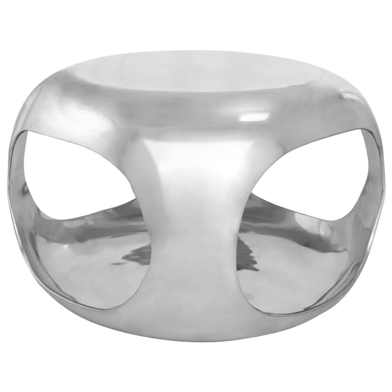 Coffee Table Aluminium 50x50x30 cm Silver Payday Deals