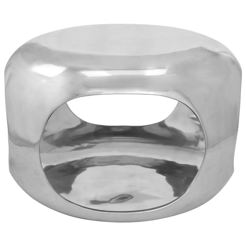Coffee Table Aluminium 50x50x30 cm Silver Payday Deals