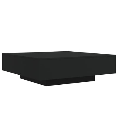 Coffee Table Black 100x100x31 cm Engineered Wood Payday Deals