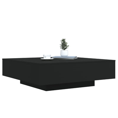 Coffee Table Black 100x100x31 cm Engineered Wood Payday Deals