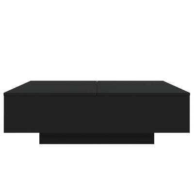 Coffee Table Black 100x100x31 cm Engineered Wood Payday Deals