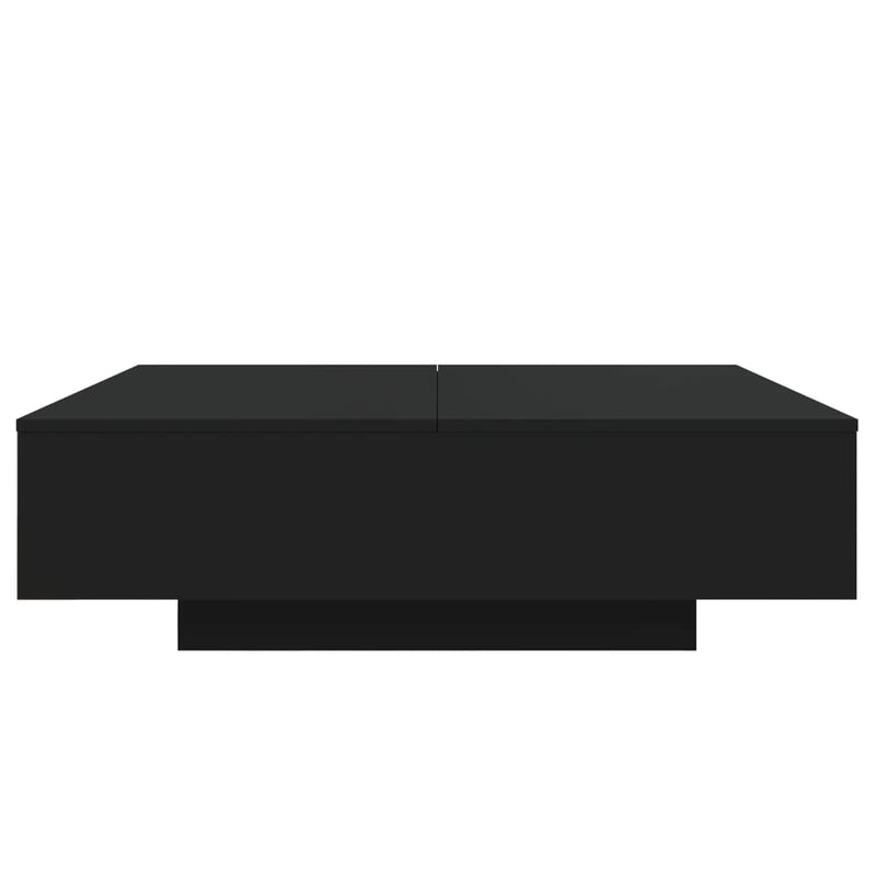 Coffee Table Black 100x100x31 cm Engineered Wood Payday Deals