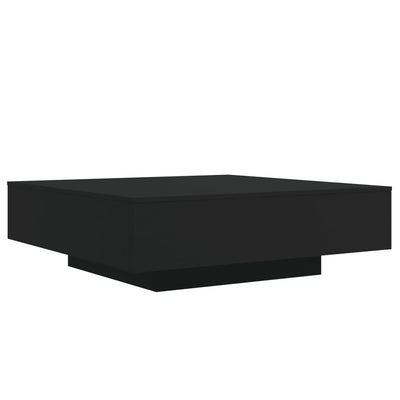 Coffee Table Black 100x100x31 cm Engineered Wood Payday Deals