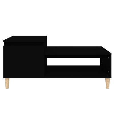 Coffee Table Black 100x50x45 cm Engineered Wood Payday Deals
