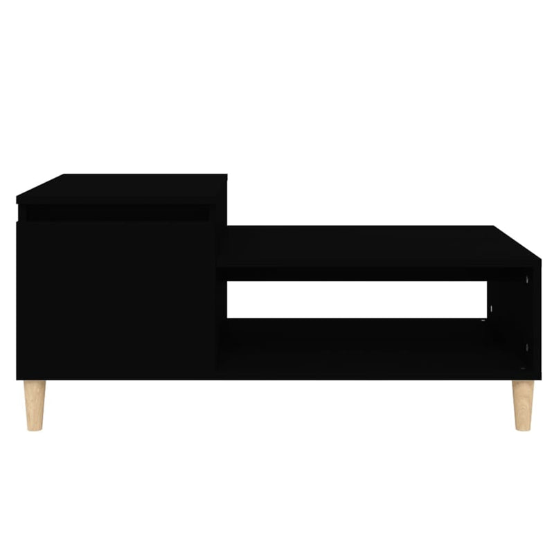 Coffee Table Black 100x50x45 cm Engineered Wood Payday Deals