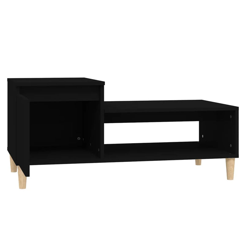 Coffee Table Black 100x50x45 cm Engineered Wood Payday Deals