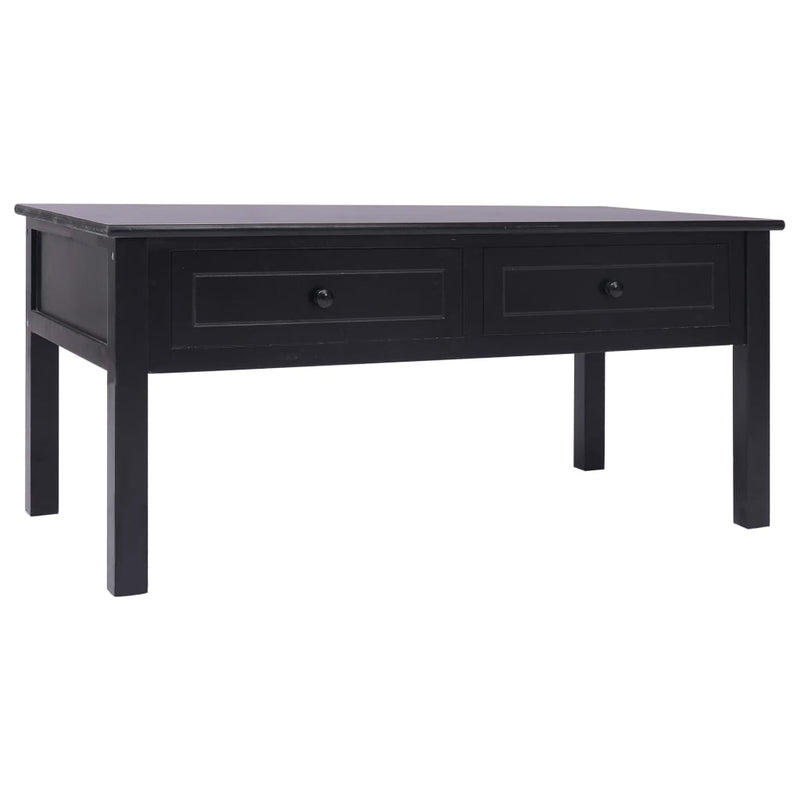 Coffee Table Black 100x50x45 cm Wood Payday Deals