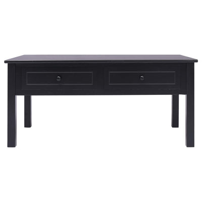 Coffee Table Black 100x50x45 cm Wood Payday Deals