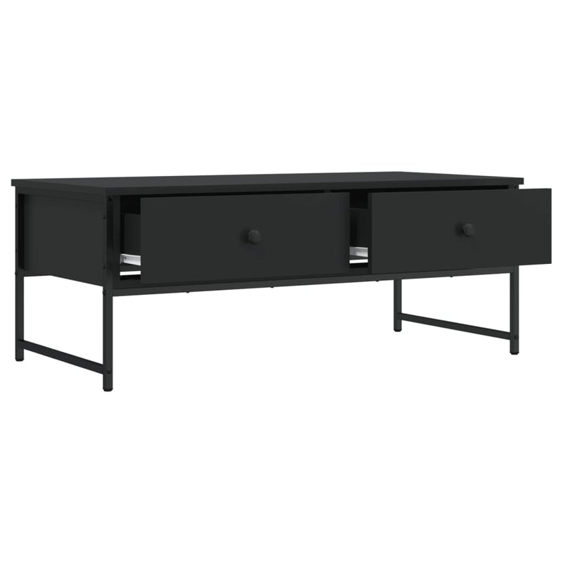 Coffee Table Black 101x49x39.5 cm Engineered Wood Payday Deals