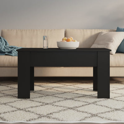 Coffee Table Black 101x49x52 cm Engineered Wood Payday Deals