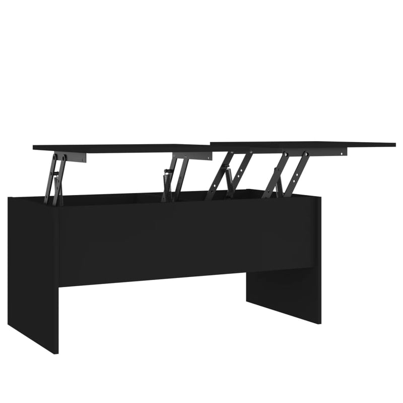 Coffee Table Black 102x50.5x46.5 cm Engineered Wood Payday Deals