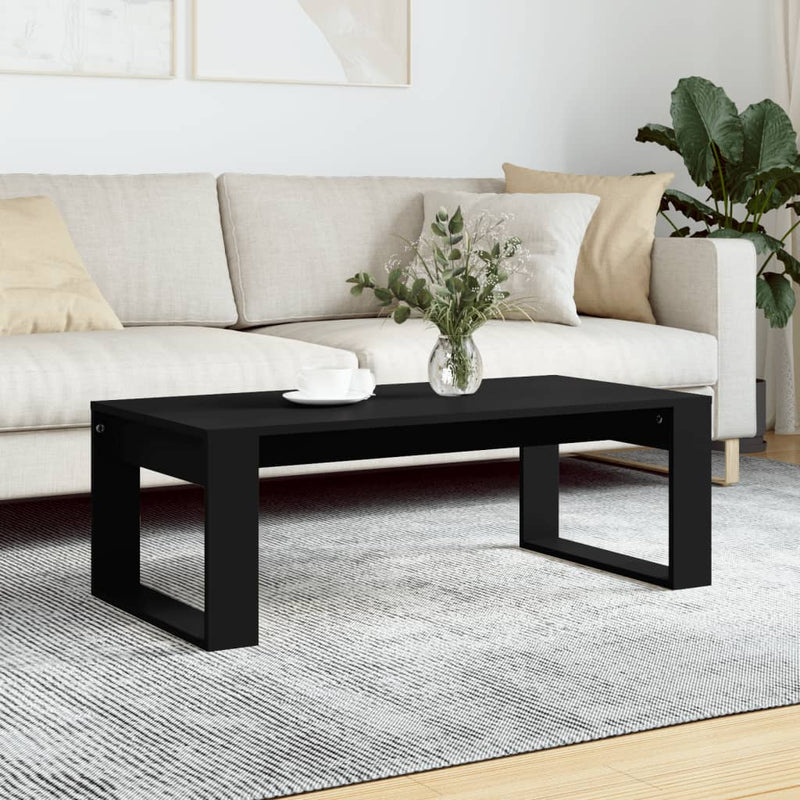 Coffee Table Black 102x50x35 cm Engineered Wood Payday Deals