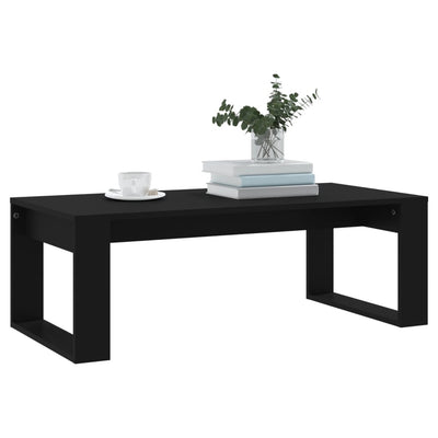 Coffee Table Black 102x50x35 cm Engineered Wood Payday Deals