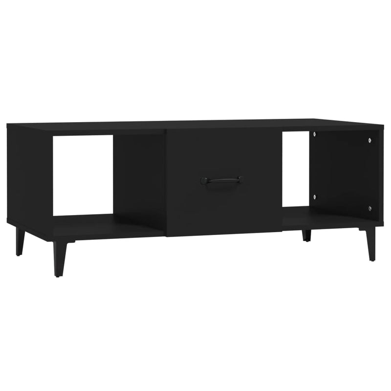 Coffee Table Black 102x50x40 cm Engineered Wood Payday Deals