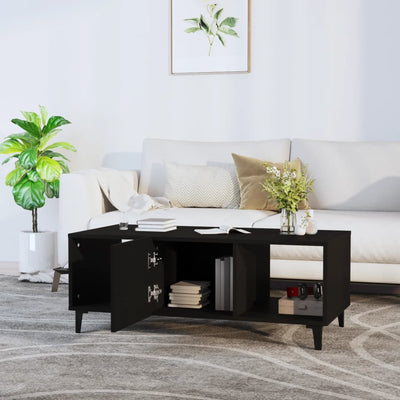 Coffee Table Black 102x50x40 cm Engineered Wood Payday Deals