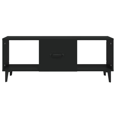 Coffee Table Black 102x50x40 cm Engineered Wood Payday Deals