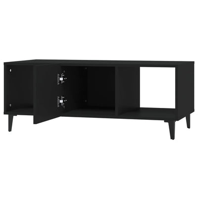 Coffee Table Black 102x50x40 cm Engineered Wood Payday Deals