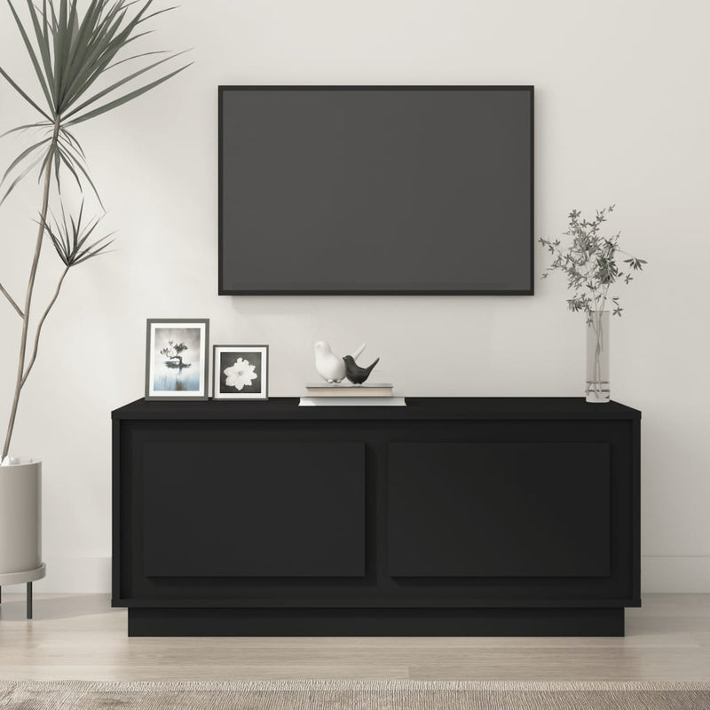 Coffee Table Black 102x50x44 cm Engineered Wood Payday Deals