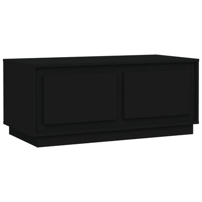 Coffee Table Black 102x50x44 cm Engineered Wood Payday Deals