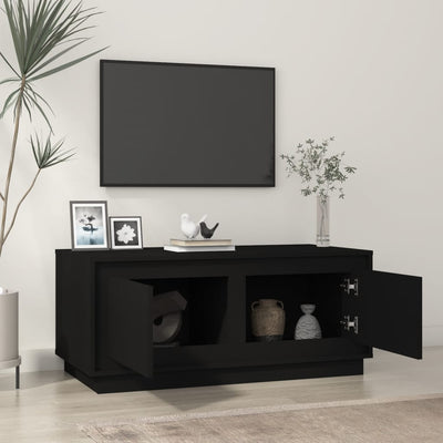 Coffee Table Black 102x50x44 cm Engineered Wood Payday Deals
