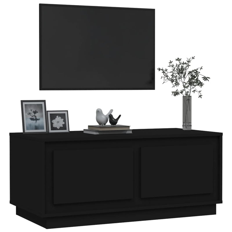 Coffee Table Black 102x50x44 cm Engineered Wood Payday Deals