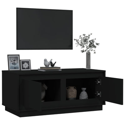 Coffee Table Black 102x50x44 cm Engineered Wood Payday Deals
