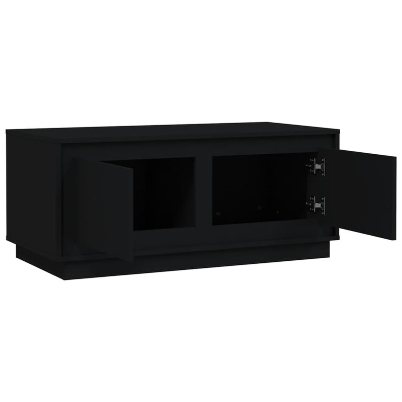 Coffee Table Black 102x50x44 cm Engineered Wood Payday Deals