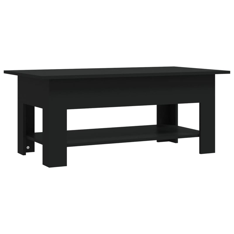 Coffee Table Black 102x55x42 cm Engineered Wood Payday Deals