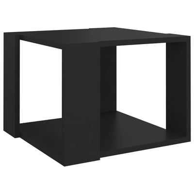 Coffee Table Black 40x40x30 cm Engineered Wood Payday Deals