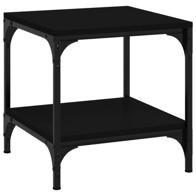 Coffee Table Black 50x50x40 cm Engineered Wood Payday Deals