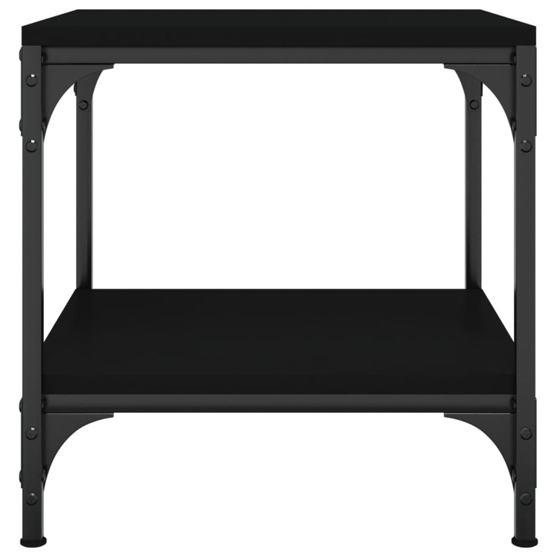 Coffee Table Black 50x50x40 cm Engineered Wood Payday Deals