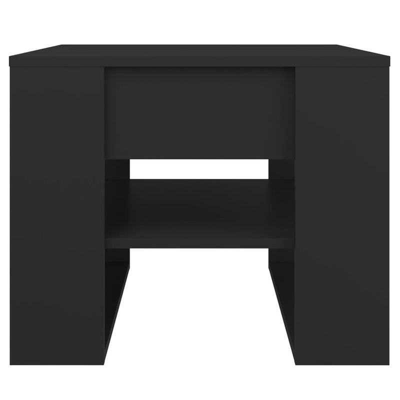 Coffee Table Black 55.5x55x45 cm Engineered Wood Payday Deals