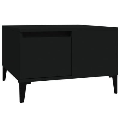 Coffee Table Black 55x55x36.5 cm Engineered Wood Payday Deals