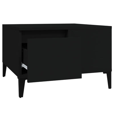 Coffee Table Black 55x55x36.5 cm Engineered Wood Payday Deals