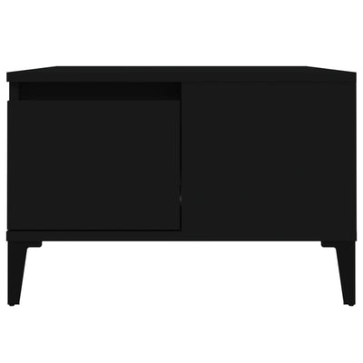 Coffee Table Black 55x55x36.5 cm Engineered Wood Payday Deals