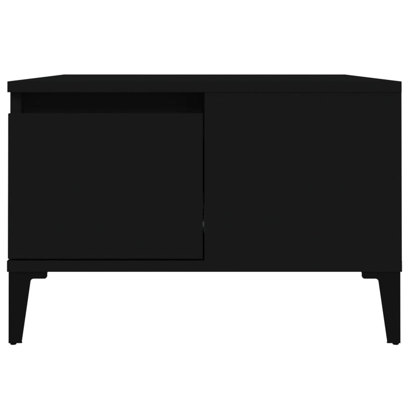 Coffee Table Black 55x55x36.5 cm Engineered Wood Payday Deals