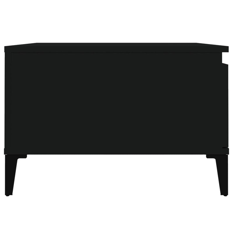 Coffee Table Black 55x55x36.5 cm Engineered Wood Payday Deals